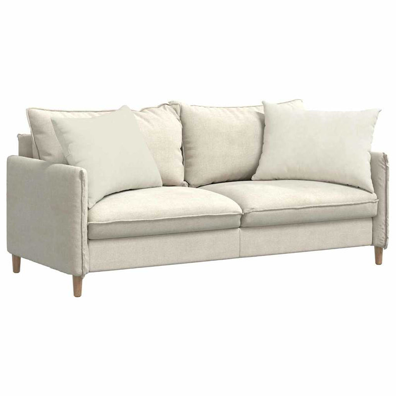 Afbeelding laden in galerijviewer, Vidaxl sofa kussens 2 stuks crème 70 x 50 cm cordstof