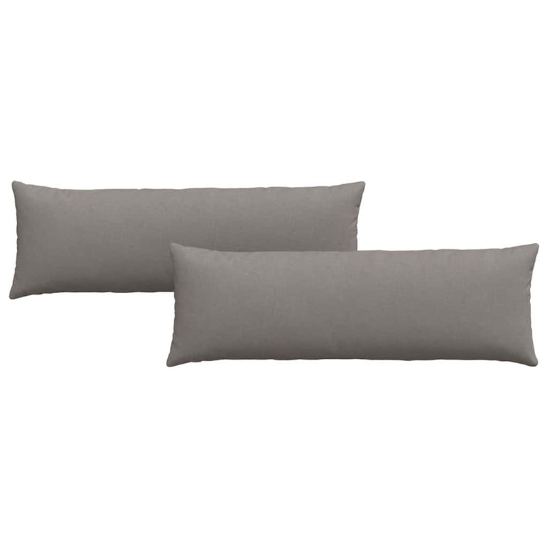 Afbeelding laden in galerijviewer, Vidaxl sofa kussens 2 pcs taupe 120 x 40 cm stof