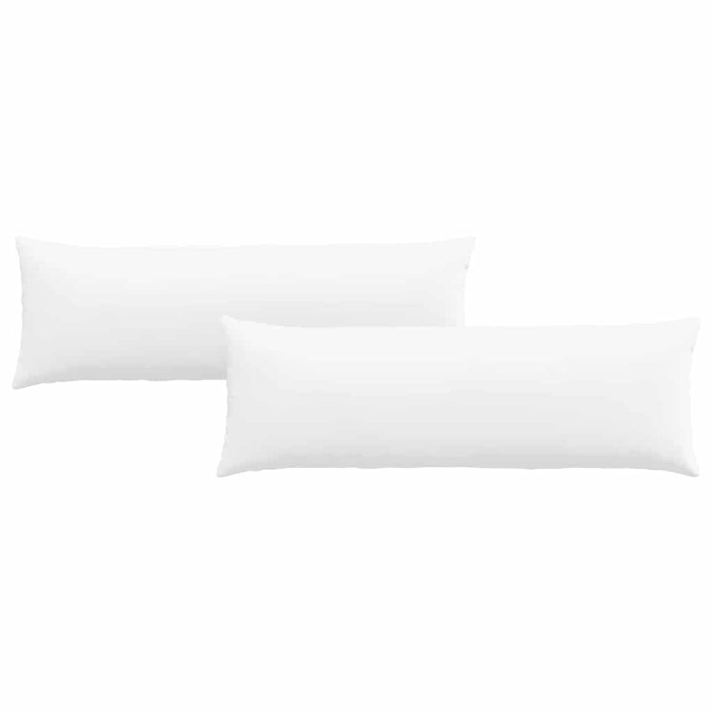 Afbeelding laden in galerijviewer, Vidaxl sofa kussens 2 pcs wit 120 x 40 cm stof