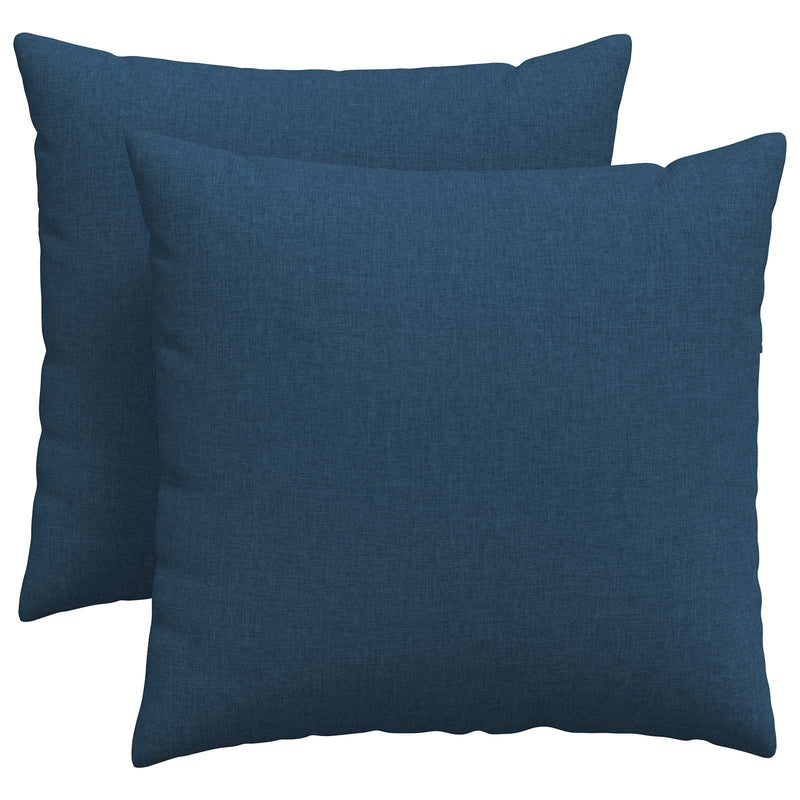 Afbeelding laden in galerijviewer, Vidaxl sofa kussens 2 pcs blauw 45 x 45 cm stof