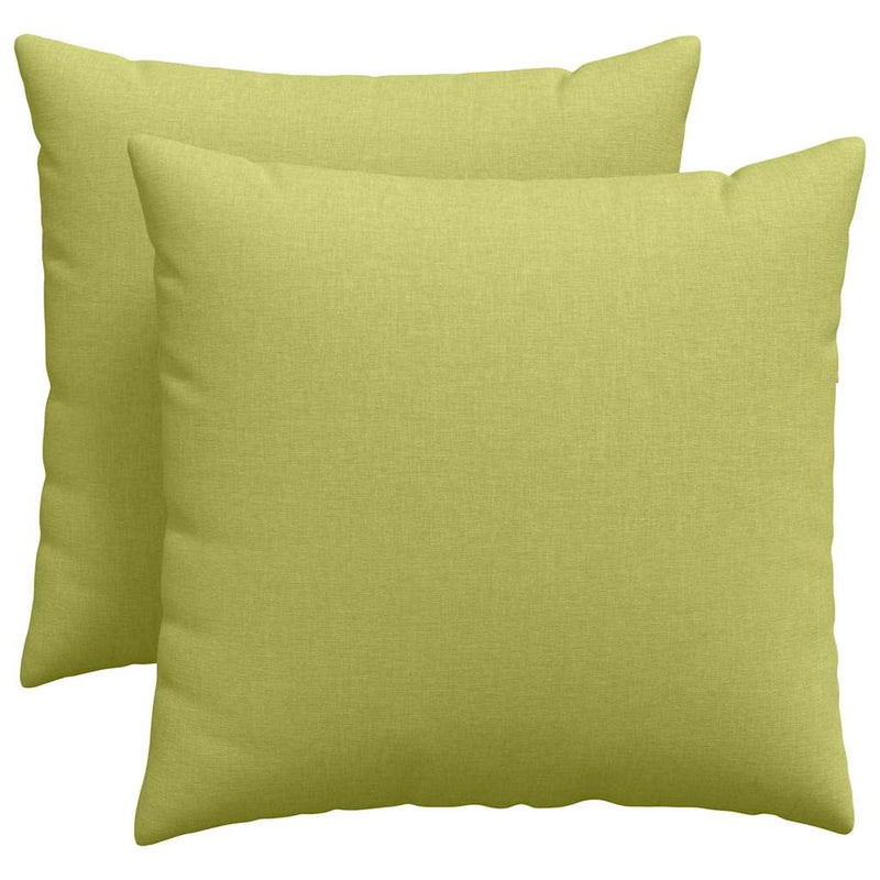 Afbeelding laden in galerijviewer, Vidaxl sofa kussens 2 pcs lichtgroen 50 x 50 cm stof