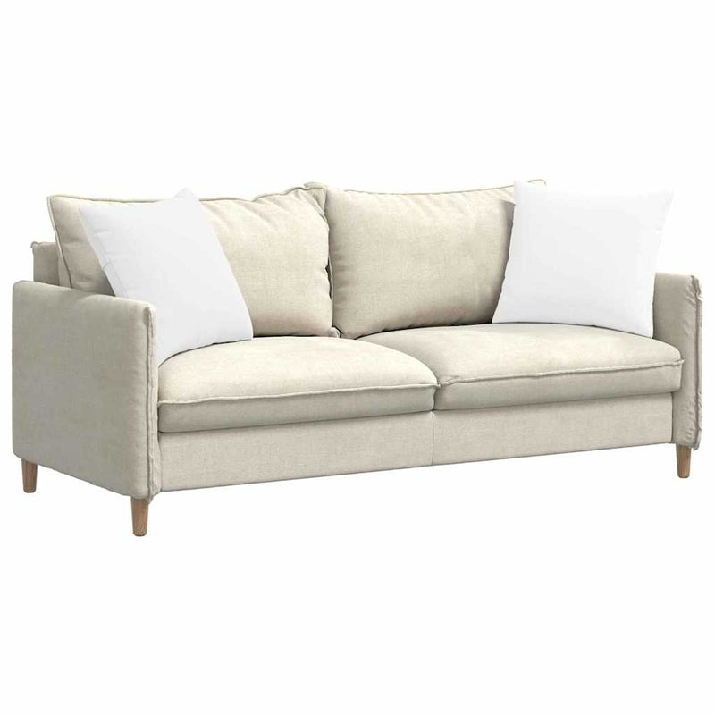 Afbeelding laden in galerijviewer, Vidaxl sofa kussens 2 pcs wit 50 x 50 cm stof