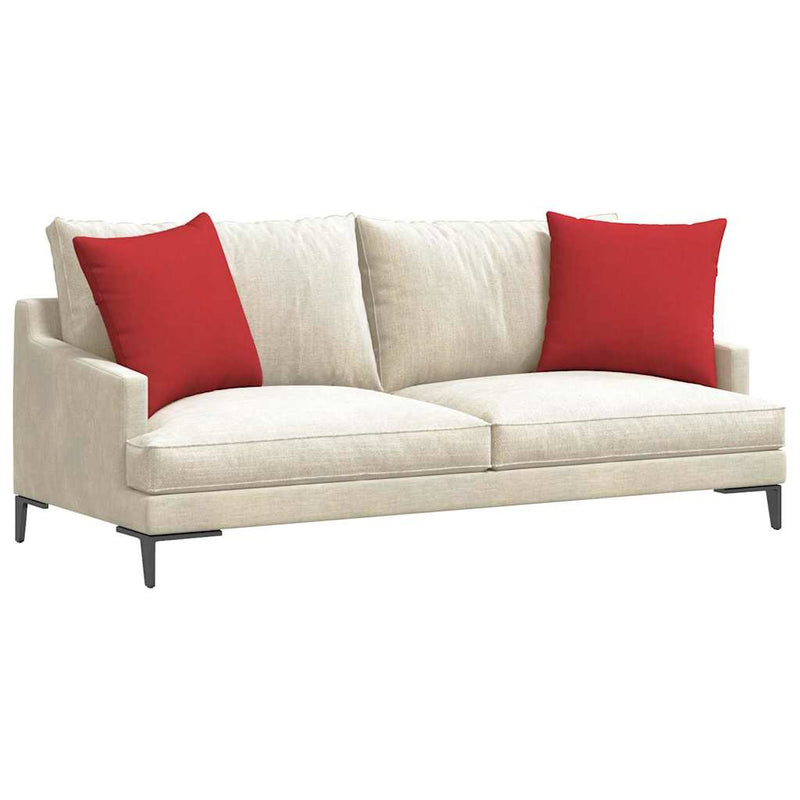 Afbeelding laden in galerijviewer, Vidaxl sofa kussens 2 pcs rood 50 x 50 cm stof