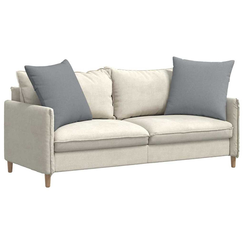 Afbeelding laden in galerijviewer, Vidaxl sofa kussens 2 pcs lichtgrijs 80 x 80 cm stof