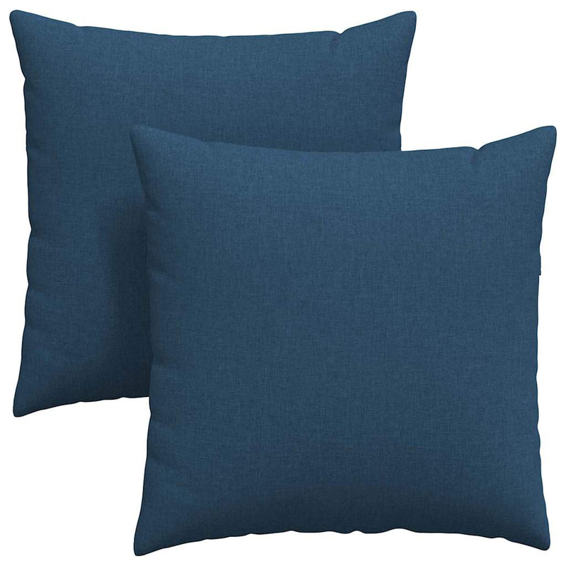 Afbeelding laden in galerijviewer, Vidaxl sofa kussens 2 pcs blauw 80 x 80 cm stof