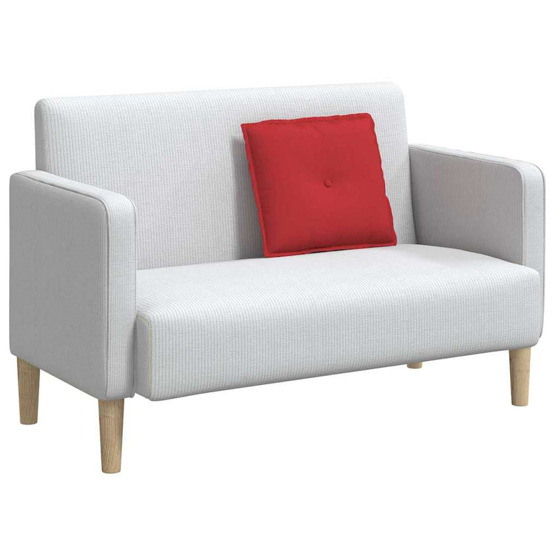 Afbeelding laden in galerijviewer, Vidaxl rugkussen rood 50 x 19 x 45 cm stof