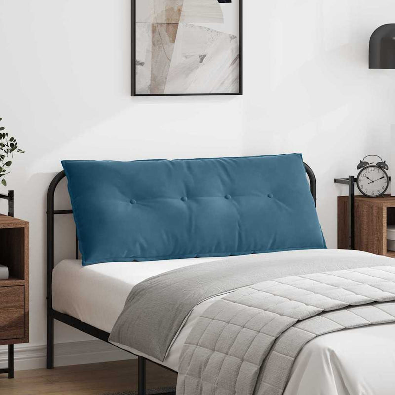 Afbeelding laden in galerijviewer, Vidaxl rugkussen blauw 120 x 50 cm cordstof
