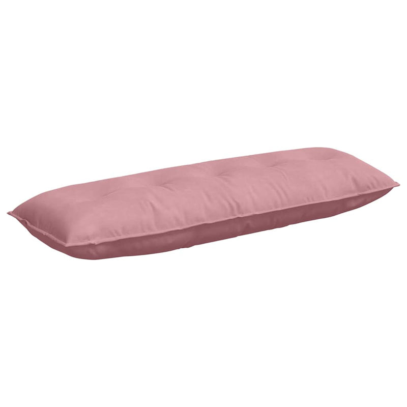 Afbeelding laden in galerijviewer, Vidaxl rugkussen roze 140 x 50 cm cordstof