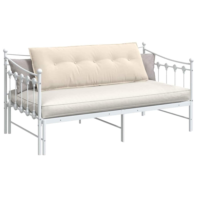 Afbeelding laden in galerijviewer, Vidaxl rugkussen beige 140 x 50 cm microvezel stof
