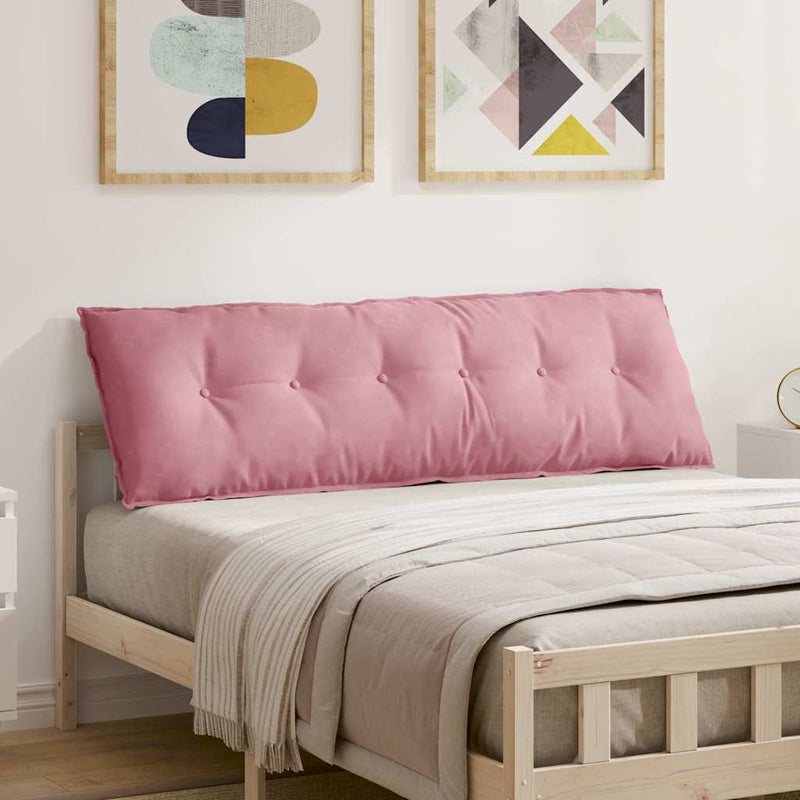 Afbeelding laden in galerijviewer, Vidaxl rugkussen roze 160 x 50 cm cordstof