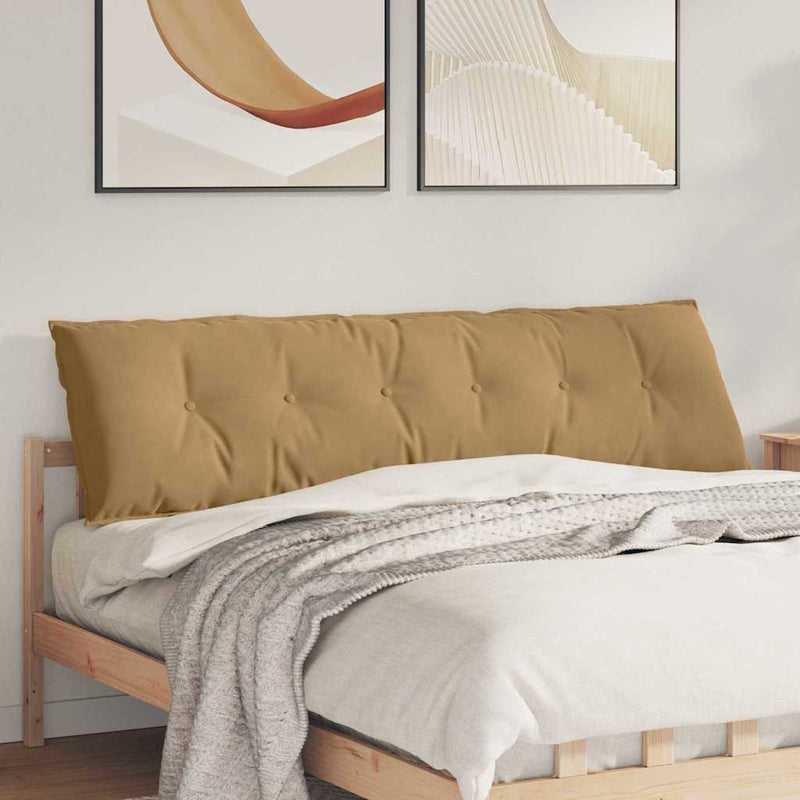 Afbeelding laden in galerijviewer, Vidaxl rugkussen bruin 180 x 50 cm cordstof