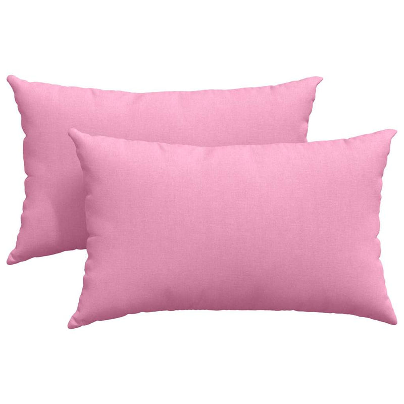 Afbeelding laden in galerijviewer, Vidaxl sofa kussens 2 pcs roze 50 x 30 cm stof
