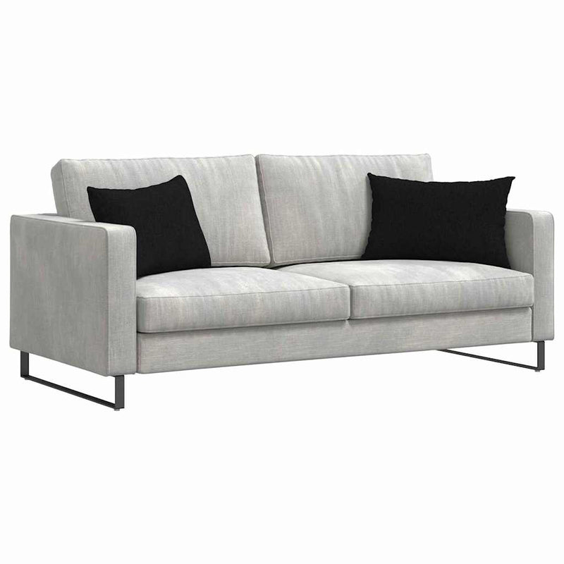 Afbeelding laden in galerijviewer, Vidaxl sofa kussens 2 pcs zwart 60 x 40 cm stof