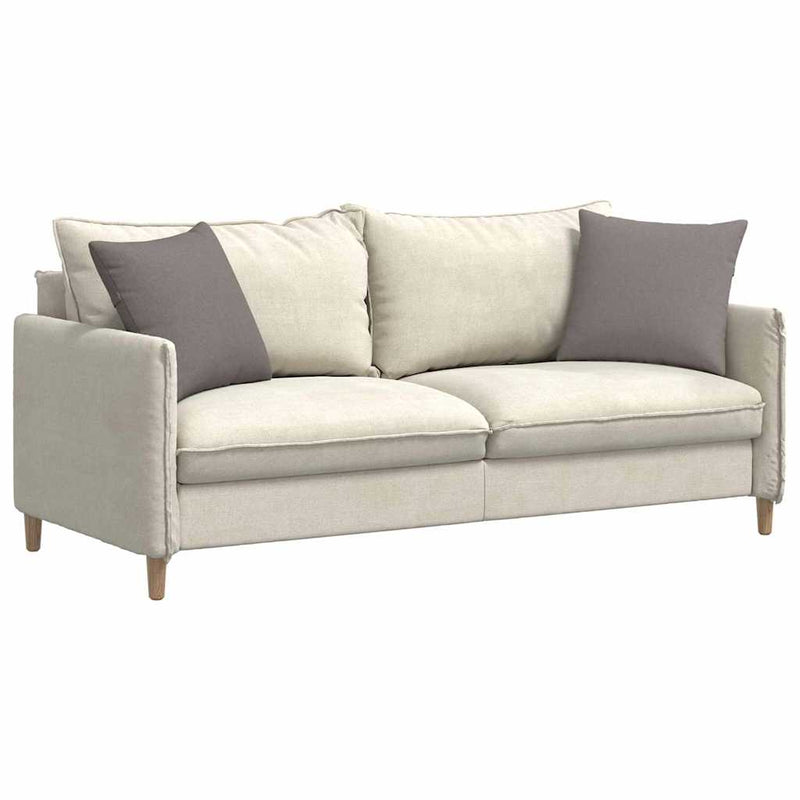 Afbeelding laden in galerijviewer, Vidaxl sofa kussens 2 pcs taupe 45 x 45 cm stof