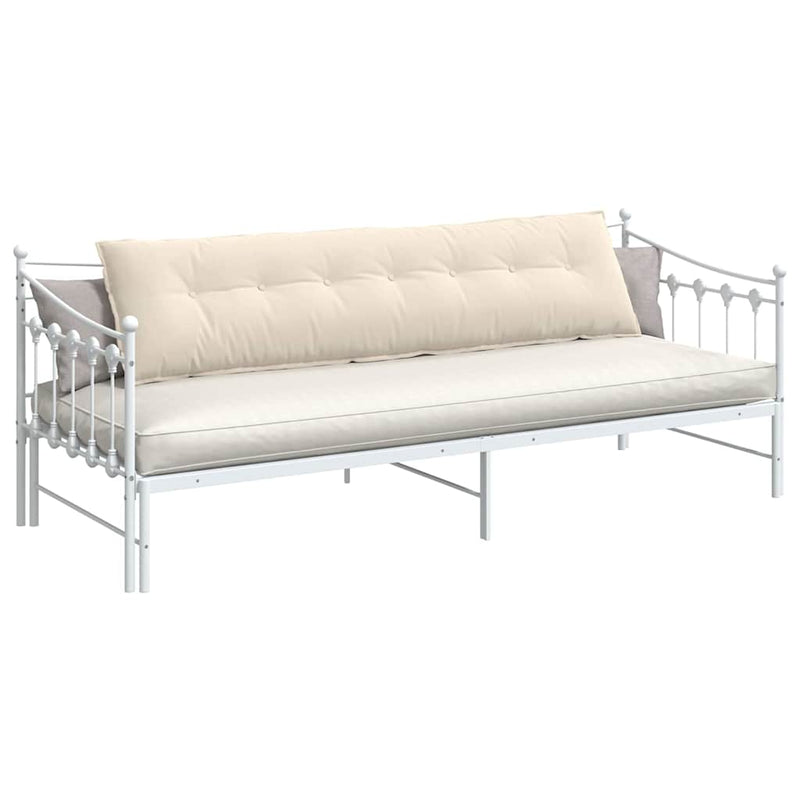 Afbeelding laden in galerijviewer, Vidaxl rugkussen beige 200 x 50 cm microvezel stof