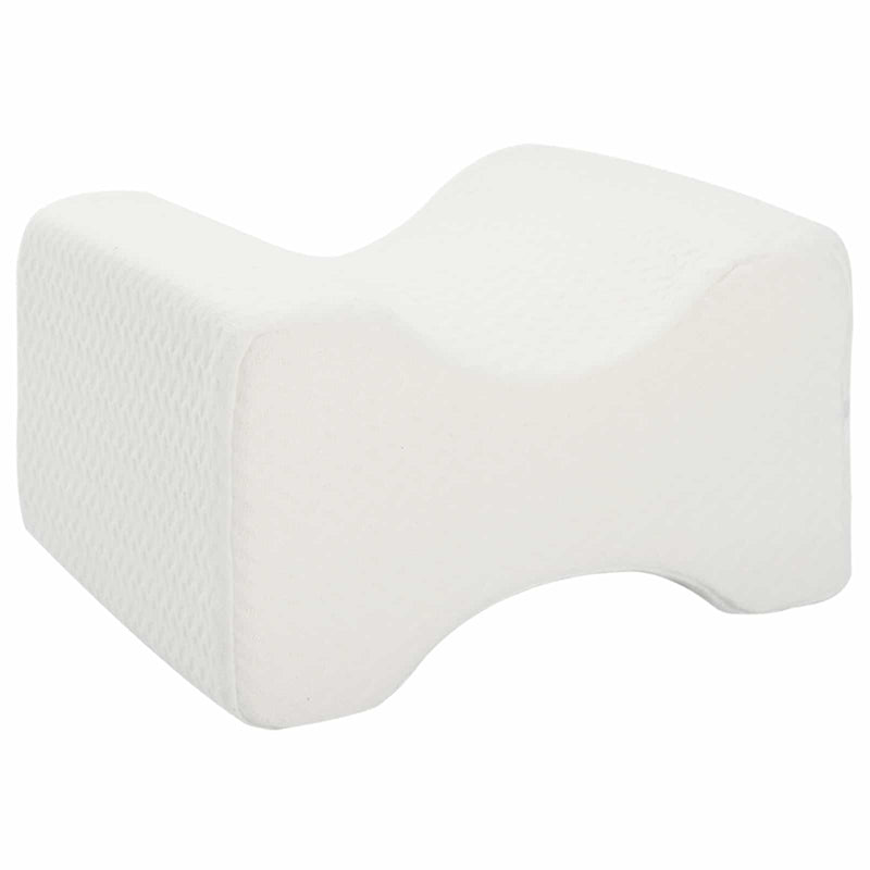 Afbeelding laden in galerijviewer, Vidaxl knee pillow wit polyester 26 x 21,5 x 15 cm