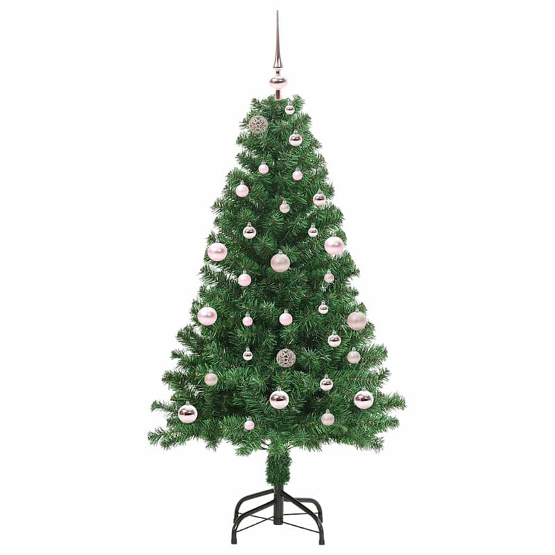 Afbeelding laden in galerijviewer, Vidaxl kunstkerstboom groen 150 cm pvc en staal en kunststof