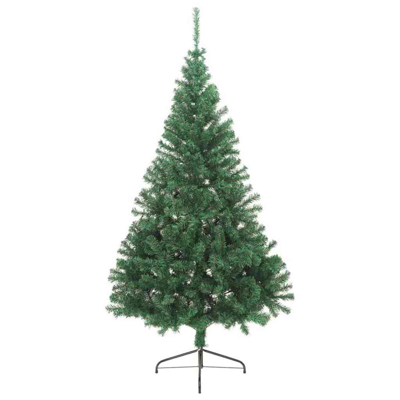Afbeelding laden in galerijviewer, Vidaxl kunstmatig voorverlicht kerstboom met 300 led groen 240 cm pvc