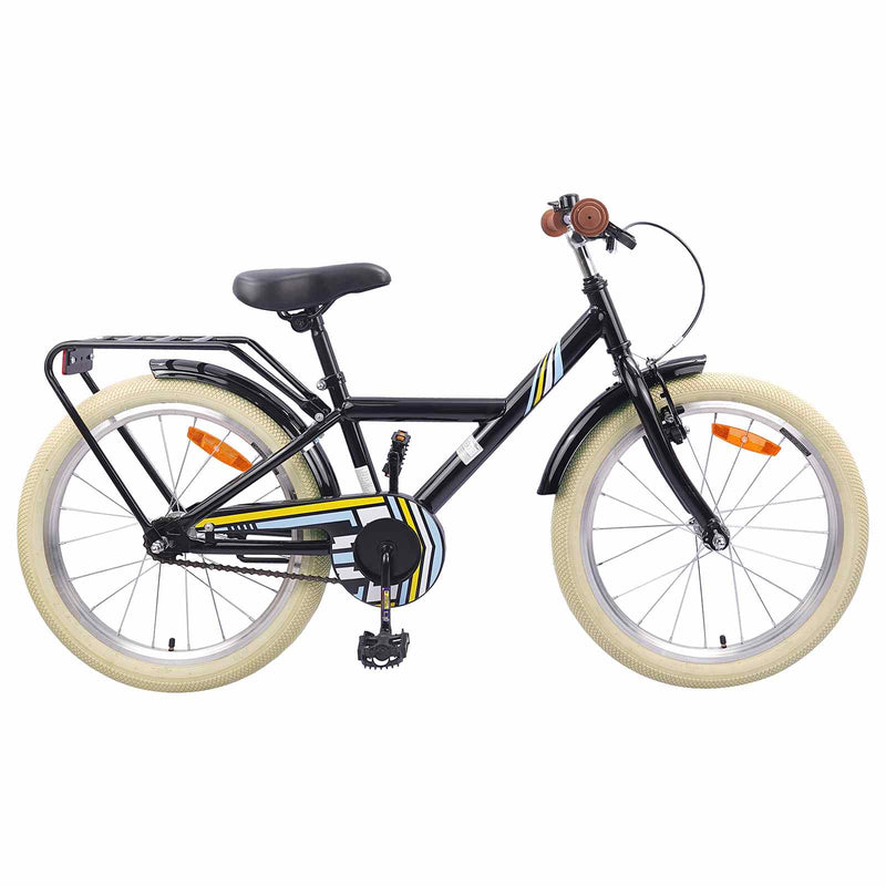 Afbeelding laden in galerijviewer, Vidaxl kinderfiets 20 inch voor 6-11 jaar oud zwart