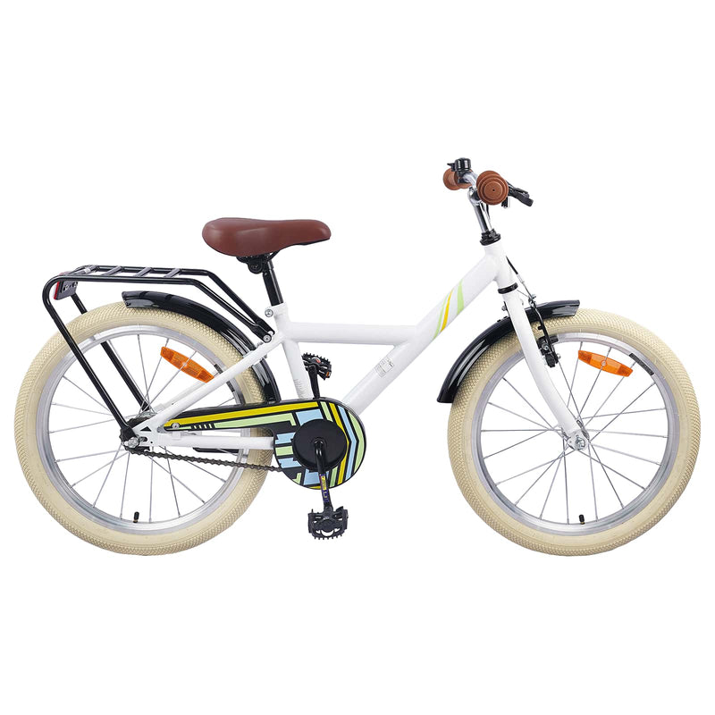 Afbeelding laden in galerijviewer, Vidaxl kinderfiets 20 inch voor 6-11 jaar oud wit