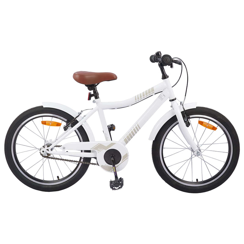 Afbeelding laden in galerijviewer, Vidaxl kinderfiets 24 inch voor 8-12 jaar oud wit