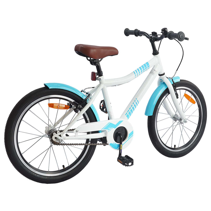 Afbeelding laden in galerijviewer, Vidaxl kinderfiets 24 inch voor 8-12 jaar oud lichtblauw