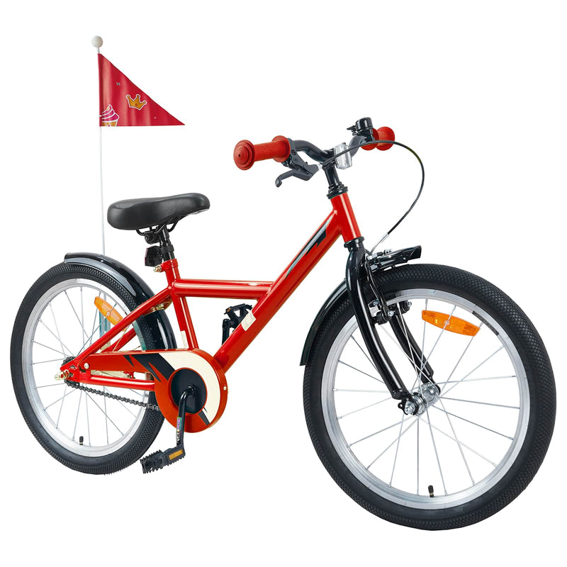 Afbeelding laden in galerijviewer, Vidaxl kinderfiets 20 inch voor 6-11 jaar oud rood