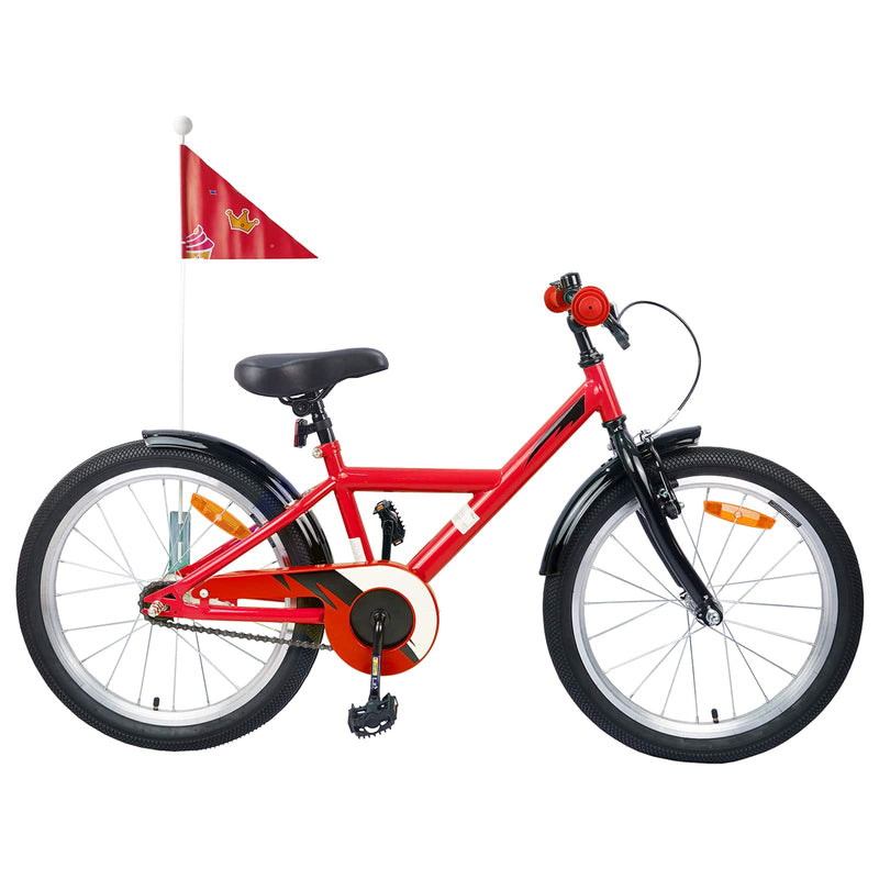 Afbeelding laden in galerijviewer, Vidaxl kinderfiets 20 inch voor 6-11 jaar oud rood