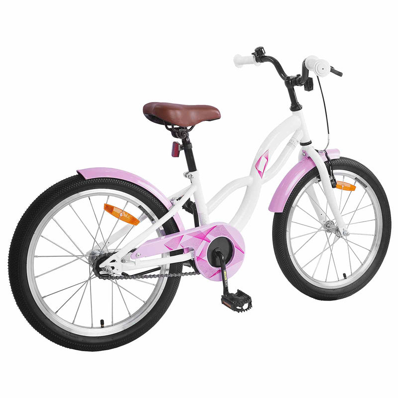 Afbeelding laden in galerijviewer, Vidaxl kinderfiets 20 inch voor 6-11 jaar oud wit