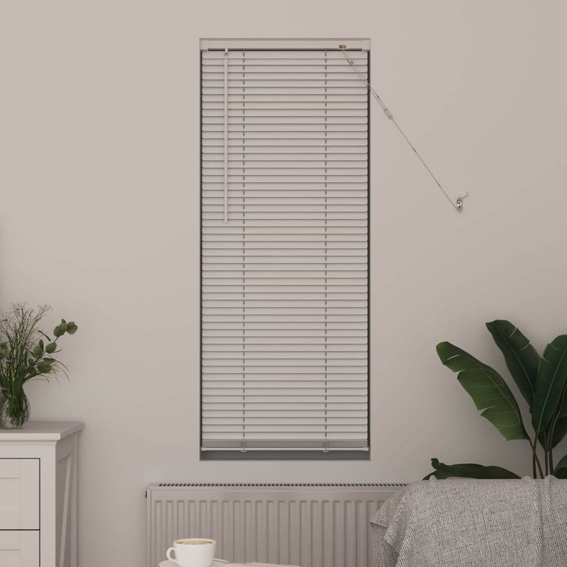 Afbeelding laden in galerijviewer, Vidaxl venetiaanse blind verstelbaar wit 150 x 50 cm pvc
