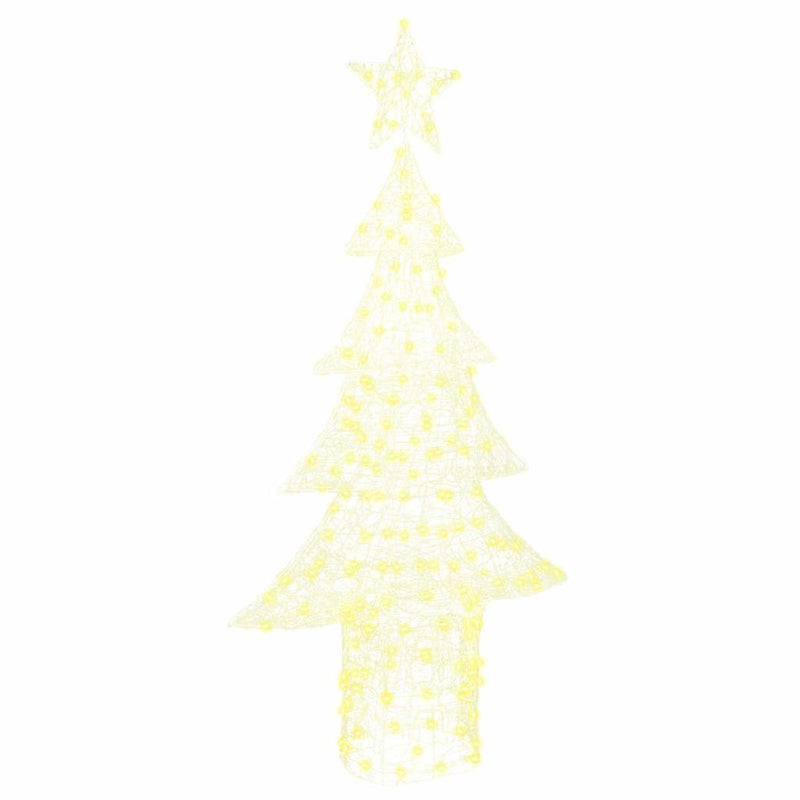 Afbeelding laden in galerijviewer, Vidaxl kerstboom met 240 led warmwit 150 cm acryl
