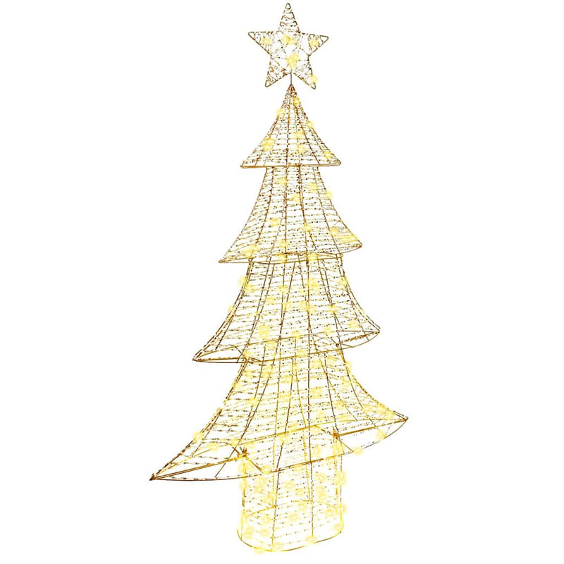 Afbeelding laden in galerijviewer, Vidaxl kerstboom met 160 led warmwit 151 cm pet
