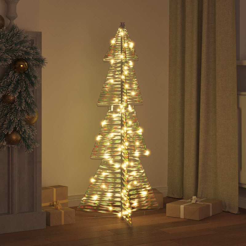 Afbeelding laden in galerijviewer, Vidaxl kerstboom met 100 led warmwit 120 cm pet