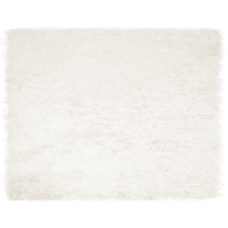 Afbeelding laden in galerijviewer, Vidaxl nep schapenvacht tapijt tafalla wit 200 x 280 cm polyester