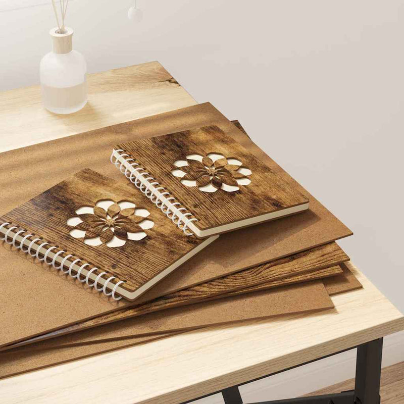 Afbeelding laden in galerijviewer, Vidaxl decorpanelen 50 pcs gerookt eiken 30 x 42 x 0.27 cm