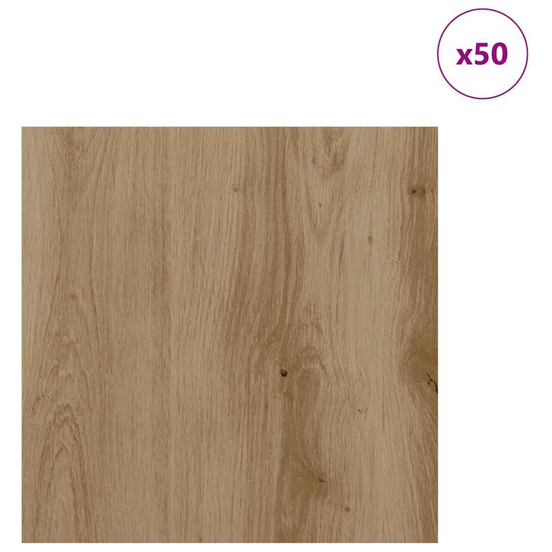 Afbeelding laden in galerijviewer, Vidaxl decorpanelen 50 pcs artisan eiken 30 x 30 x 0,27 cm
