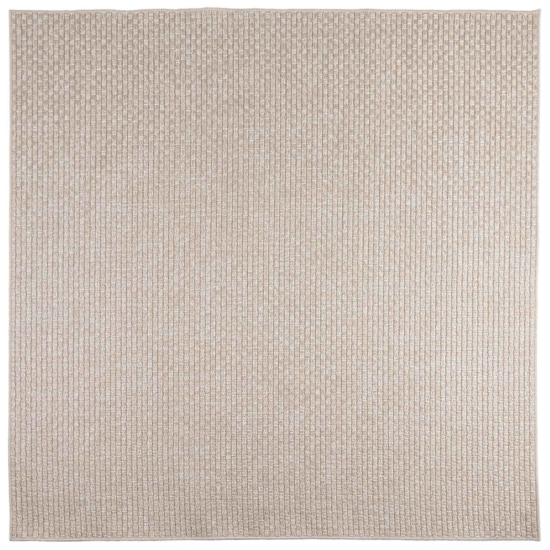 Afbeelding laden in galerijviewer, Vidaxl vloerkleden vierkant faro crème 200 x 200 cm polyester