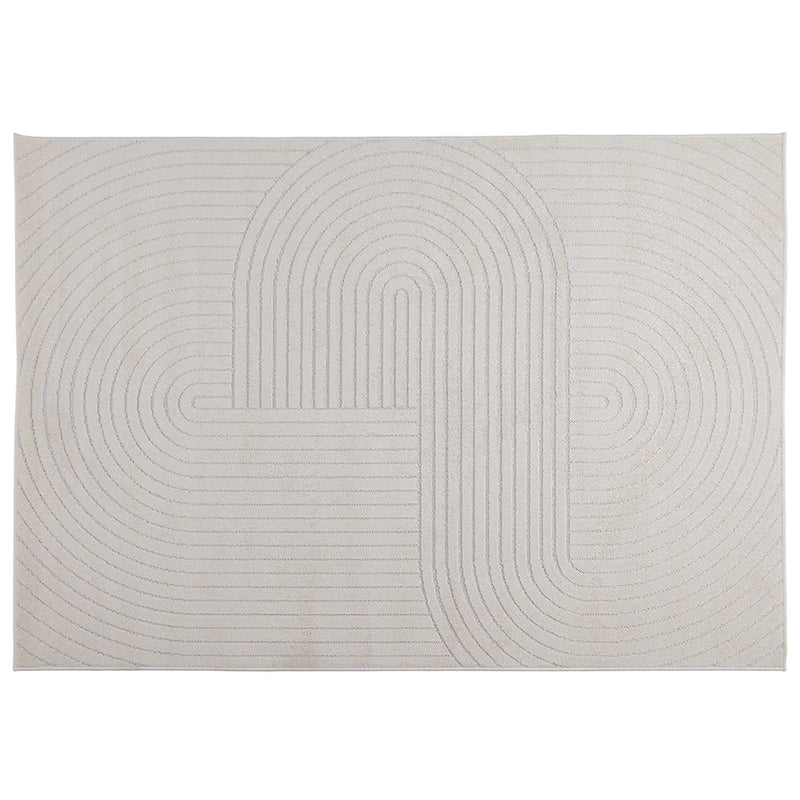 Afbeelding laden in galerijviewer, Vidaxl binnen- en buitentapijt palmeras crème 200 x 280 cm polyester