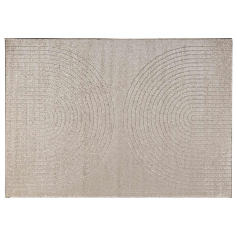 Afbeelding laden in galerijviewer, Vidaxl binnen kleed galati beige 200 x 280 cm polyester medium pile