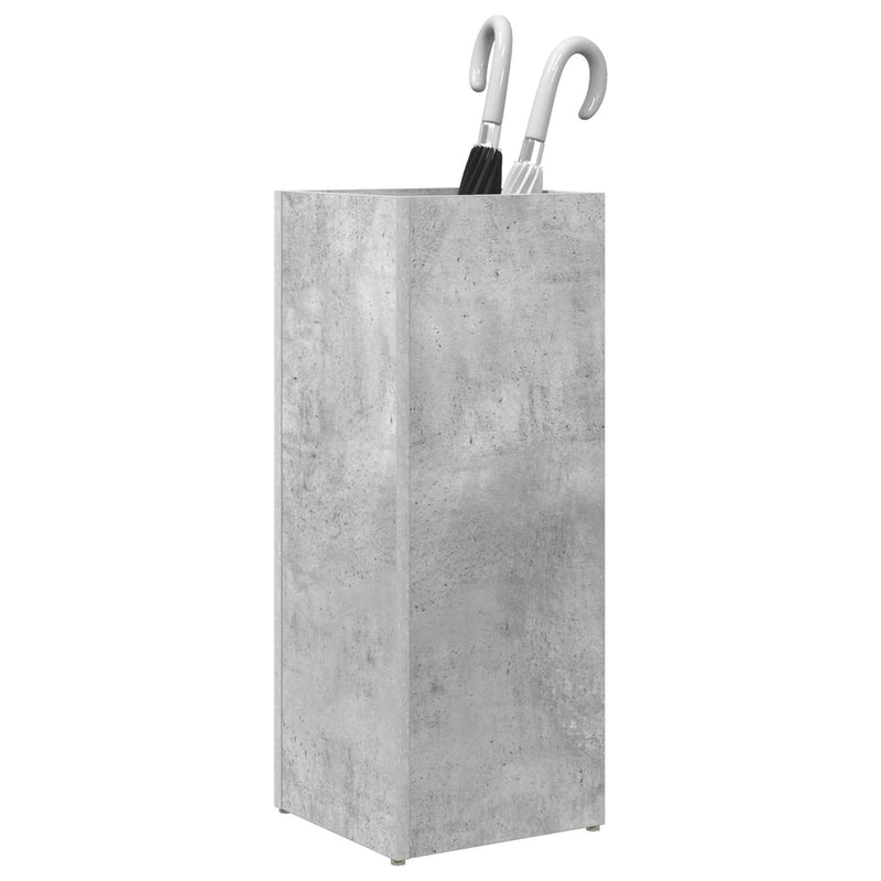 Afbeelding laden in galerijviewer, Vidaxl paraplu standaard beton grijs 25 x 24,5 x 64 cm bewerkt hout