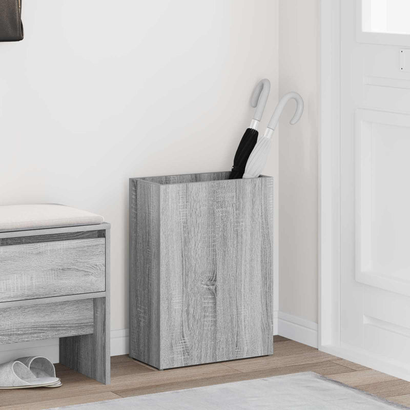 Afbeelding laden in galerijviewer, Vidaxl paraplu standaard grijs sonoma 40 x 20 x 55,5 cm bewerkt hout