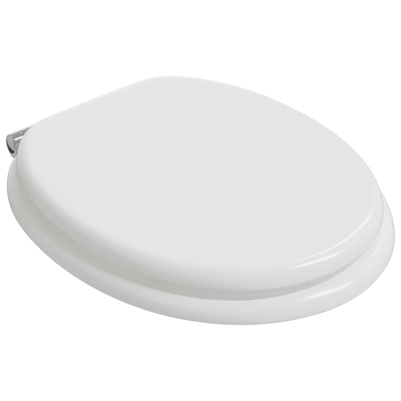 Afbeelding laden in galerijviewer, Vidaxl zachte sluit toiletbril wit 44 x 38 cm mdf-plaat