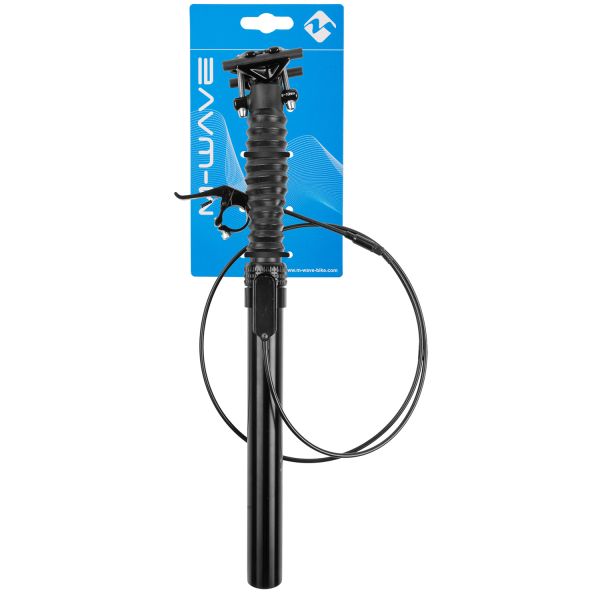 Afbeelding laden in galerijviewer, M-wave zadelpen verstelbaar sp110-adj ø27.2 mm 445mm - zwart
