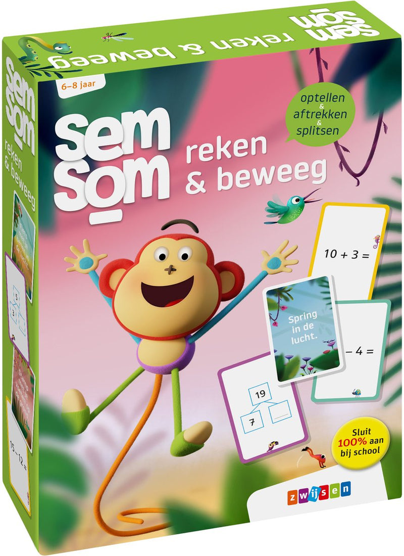 Afbeelding laden in galerijviewer, Uitgeverij zwijsen semsom reken beweeg