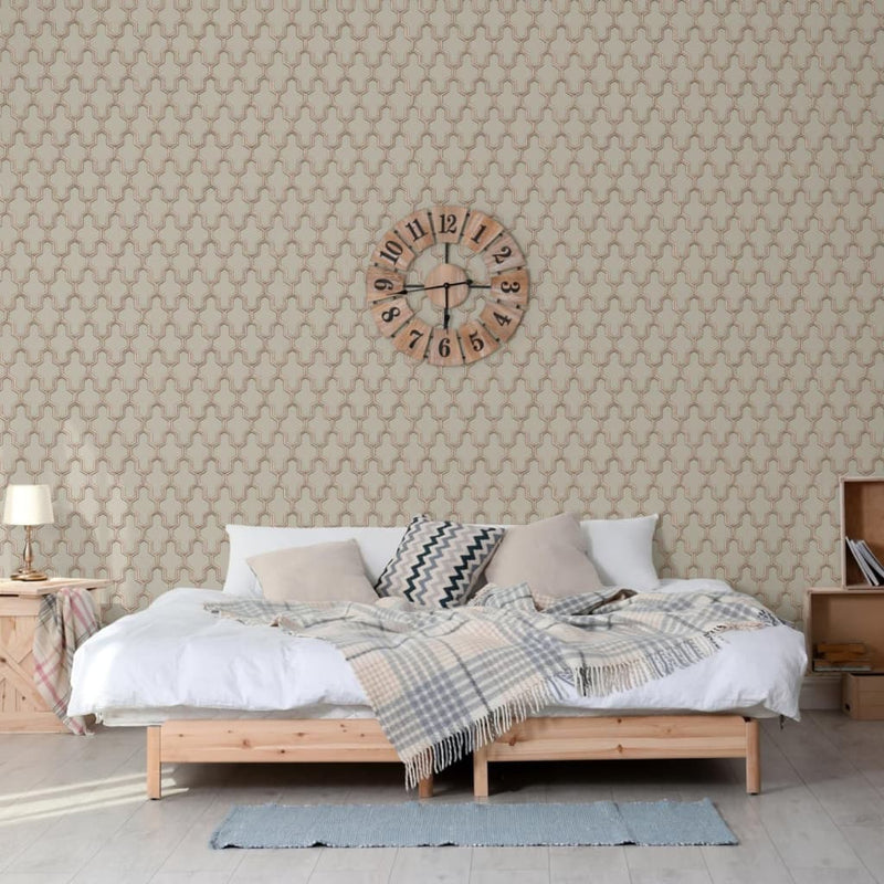 Afbeelding laden in galerijviewer, Dutch wallcoverings behang geometric goudkleurig en groen