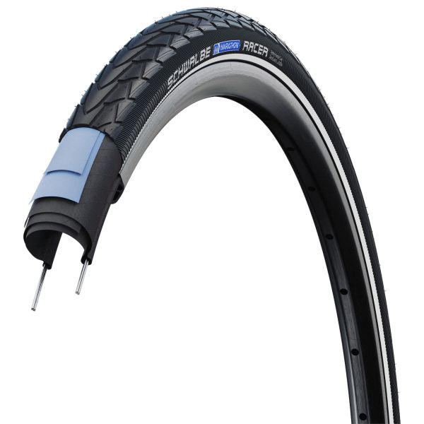 Afbeelding laden in galerijviewer, Schwalbe draadband marathon racer 40-622 +r zwart