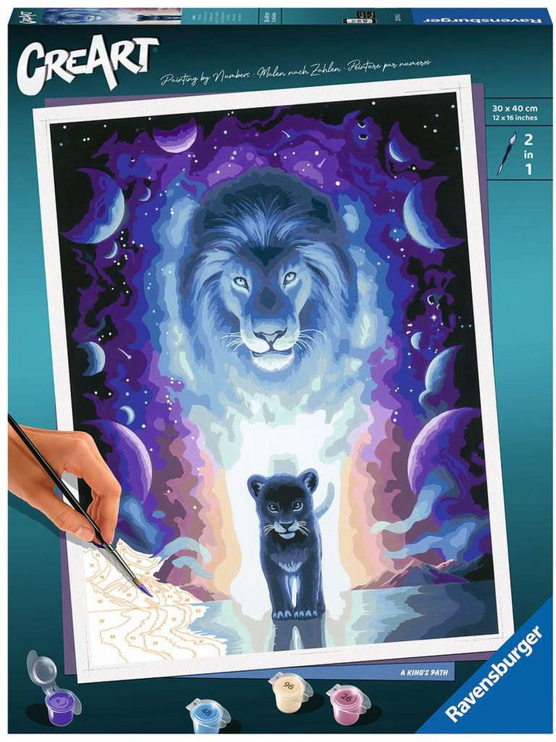 Afbeelding laden in galerijviewer, Ravensburger lion jojoesart edition - schilderen op nummer voor volwassenen
