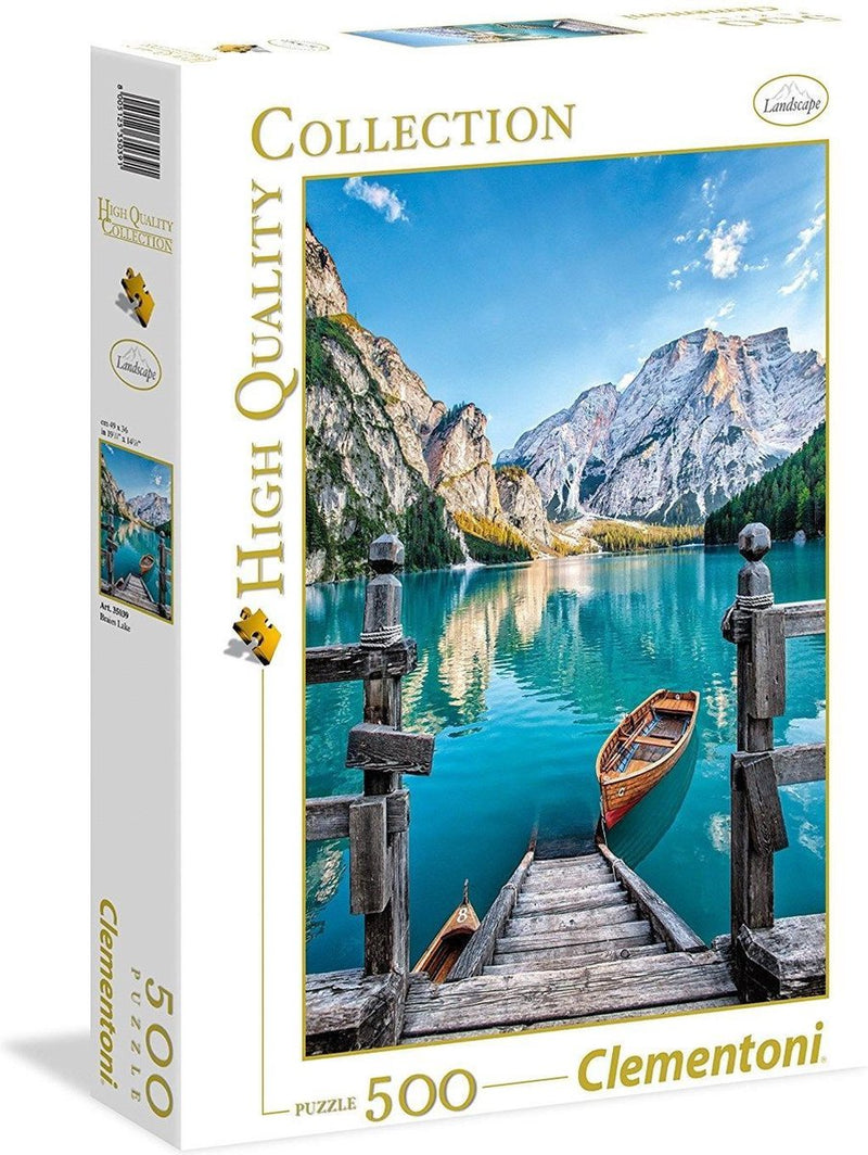 Afbeelding laden in galerijviewer, Clementoni legpuzzel braies lake, 500st.