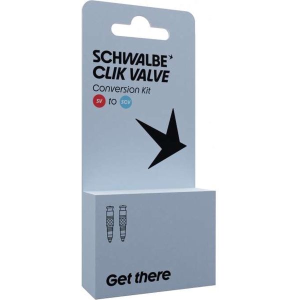 Afbeelding laden in galerijviewer, Schwalbe ventiel conversiekit clik sv-scv