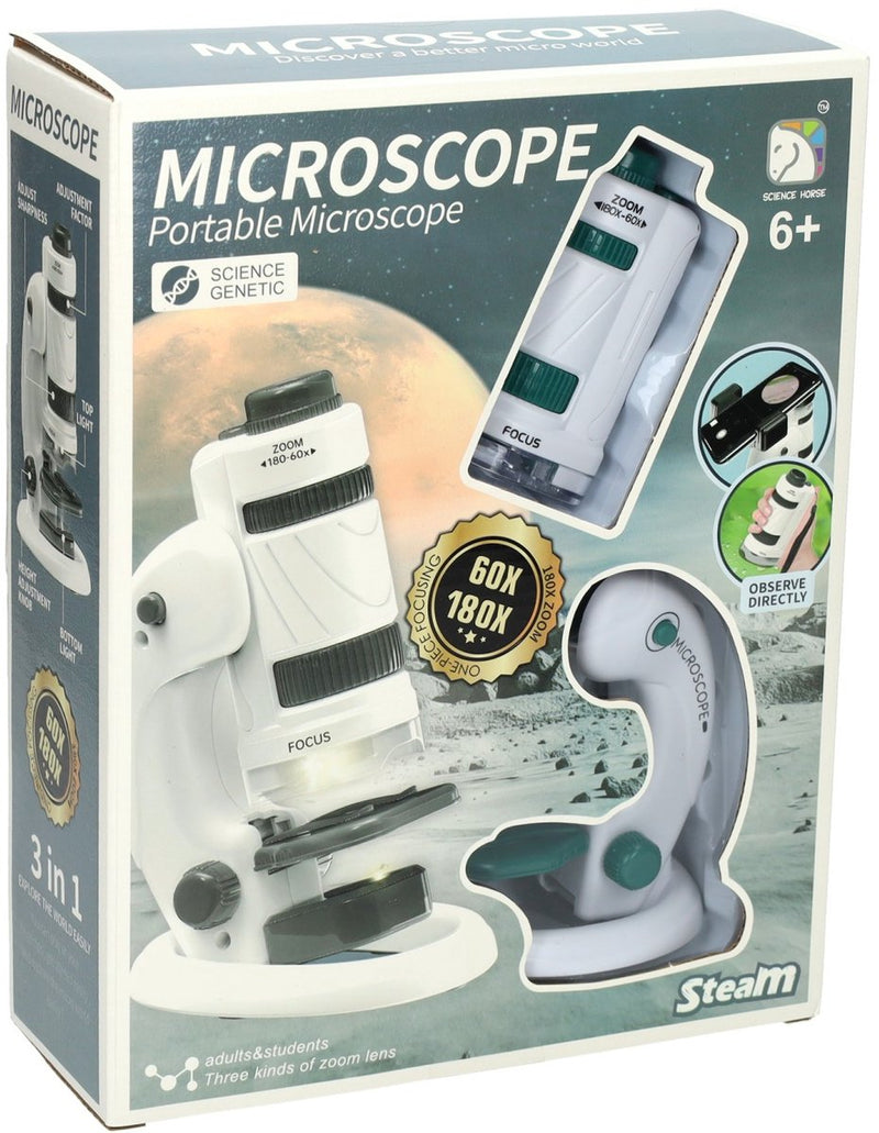 Afbeelding laden in galerijviewer, Lobbes speelgoed bv microscoop set groen